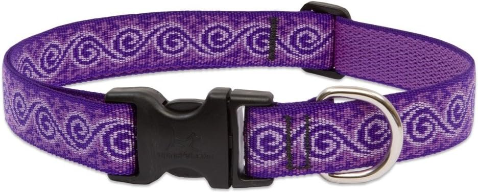 LupinePet Originals 1" Jelly Roll 12-20" Adjustable Collar for Medium and...