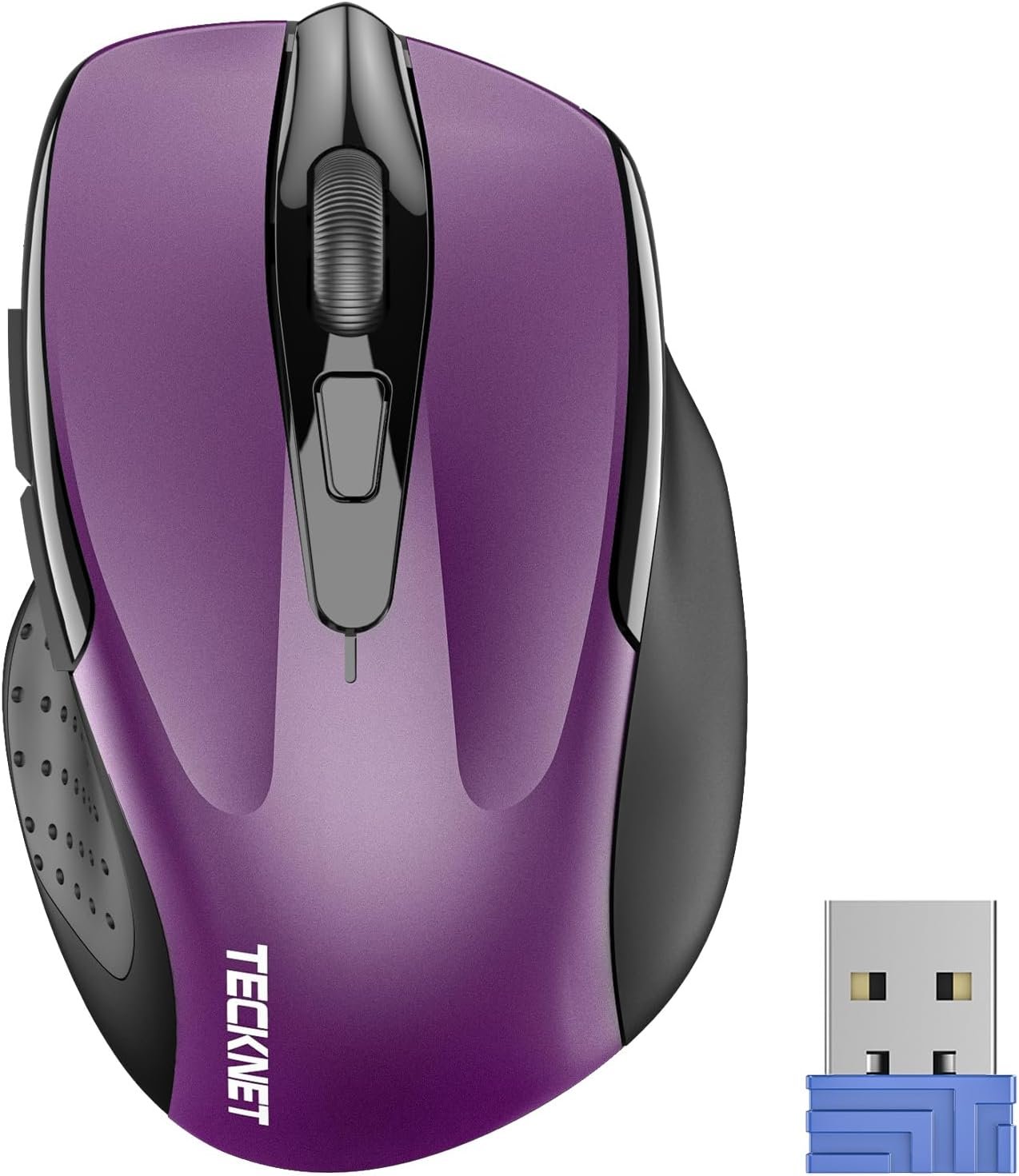 TECKNET Wireless Mouse, 2.4G Ergonomic Optical Mouse, Computer Mouse for...