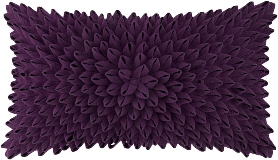 KINGROSE 3D Handmade Personalized Throw Pillow Covers Rectangle Decorative...