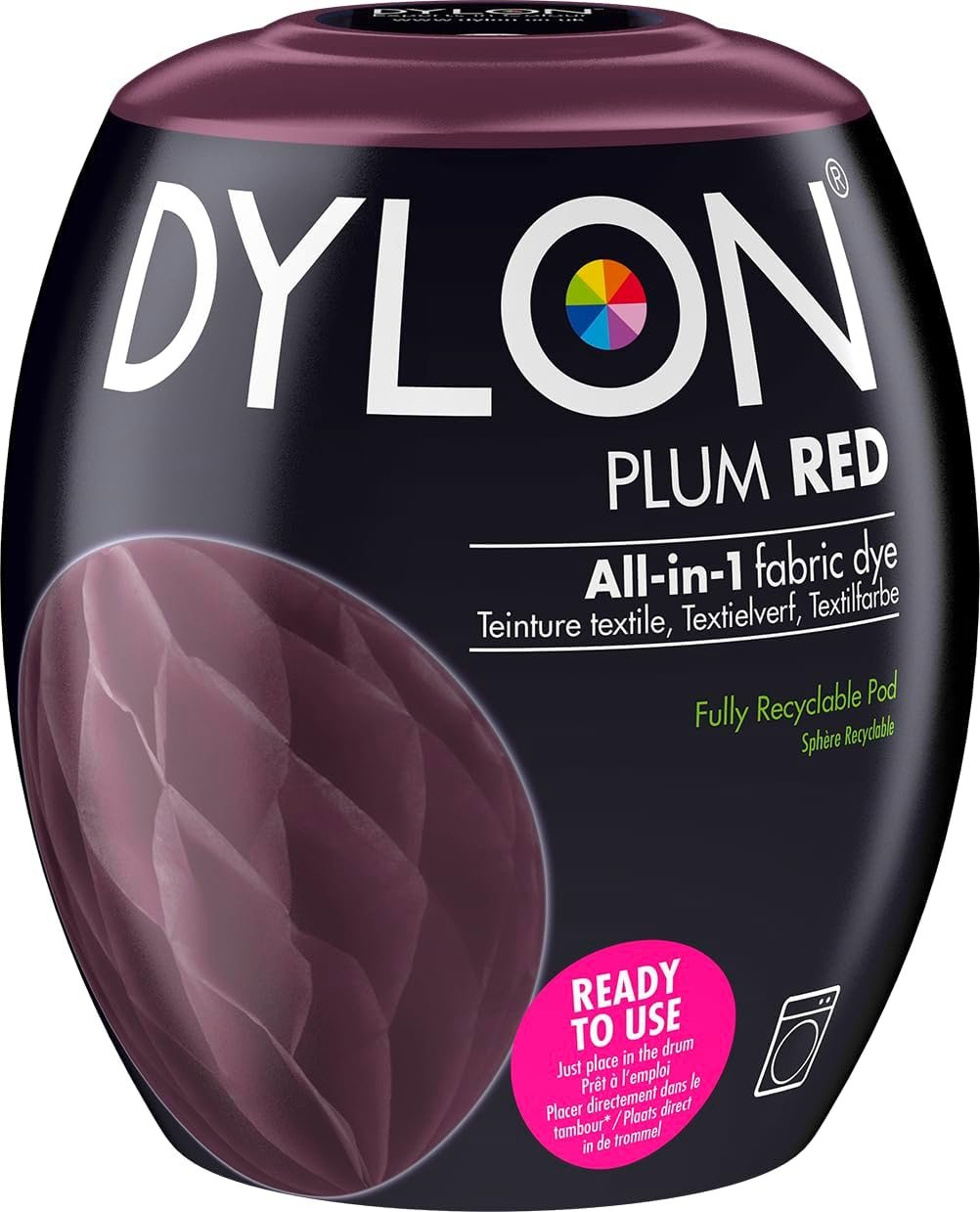Dylon Washing Machine Fabric Dye Pod for Clothes & Soft Furnishings, 350g –...