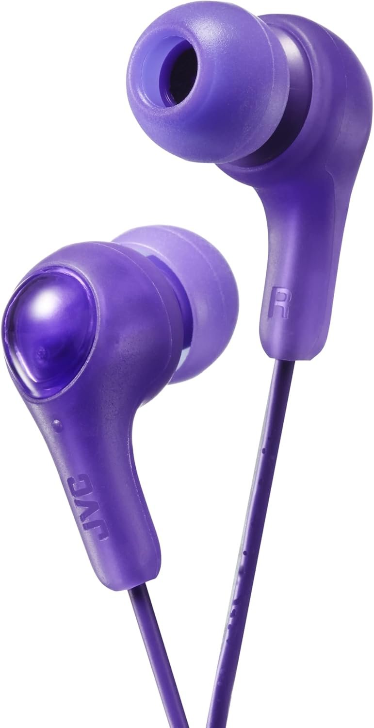 JVC Gumy in Ear Earbud Headphones, Powerful Sound, Comfortable and Secure Fit,...