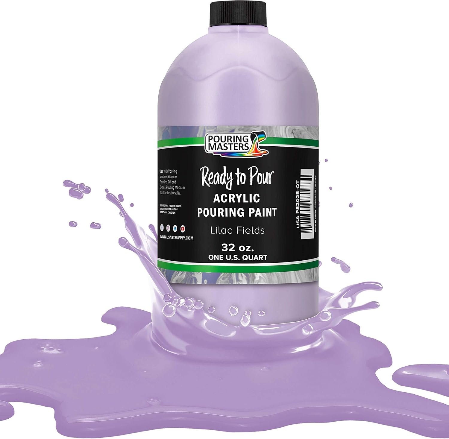 Pouring Masters Lilac Fields Ready to Pour Acrylic Pouring Paint - Premium...