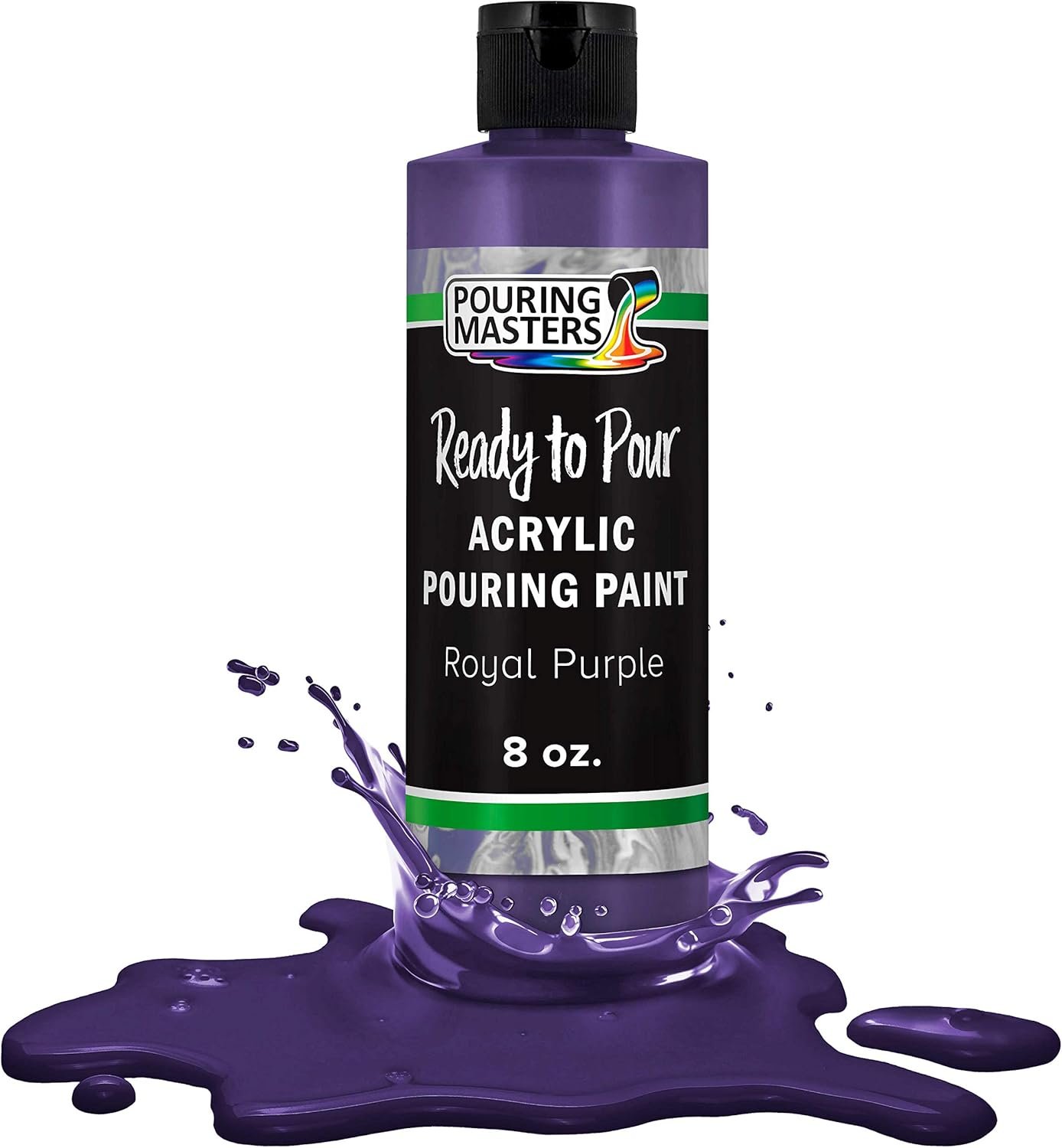 POURING MASTERS Royal Purple Acrylic Ready to Pour Pouring Paint - Premium...