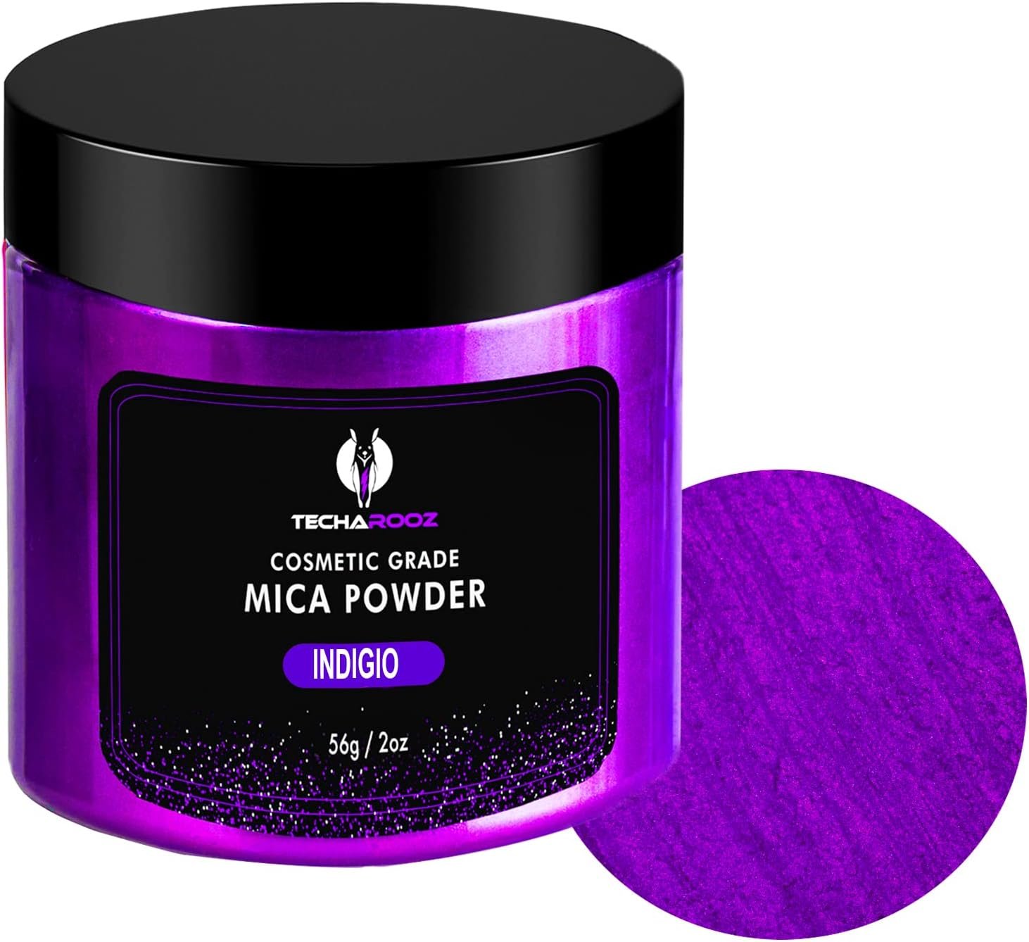 Indigo Purple Mica Powder for Epoxy Resin 56g / 2oz. Jar - TECHAROOZ 2 Tone...