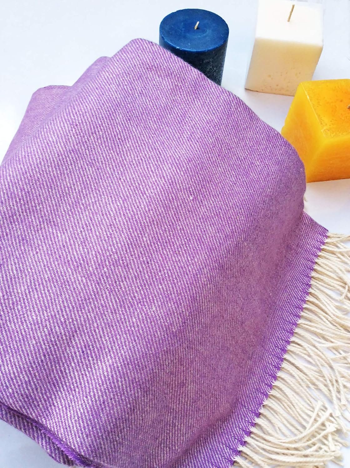 Luxurious Peruvian Royal Alpaca Throw Blanket, Extra Single-Size (150 x 180 cm,...