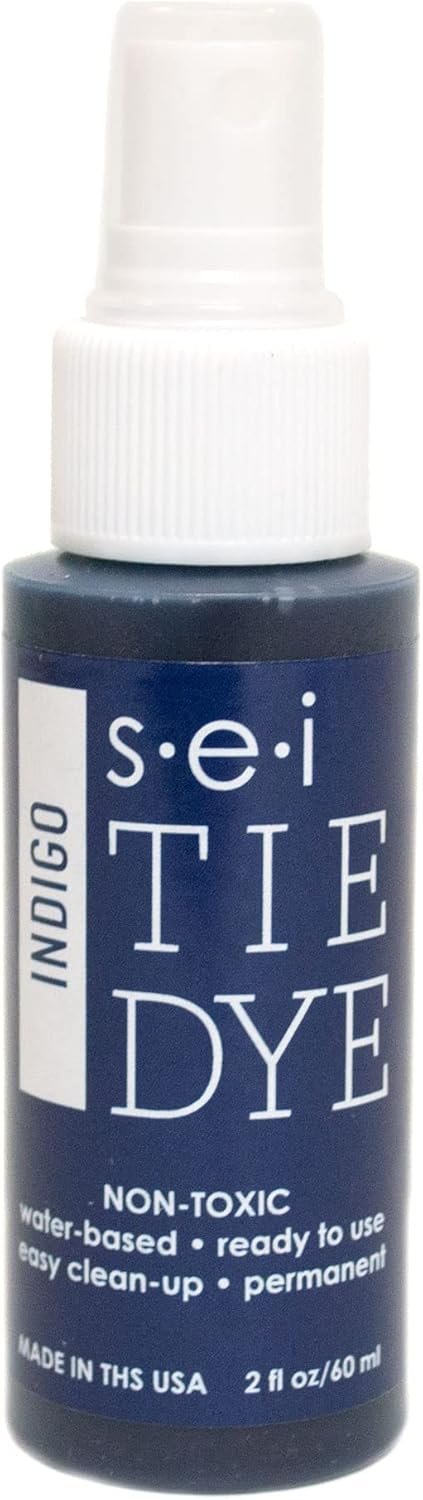 S.E.I. Indigo Tie Dye Spray Bottle: 2oz. Non Toxic Fabric Dye Spray, DIY...
