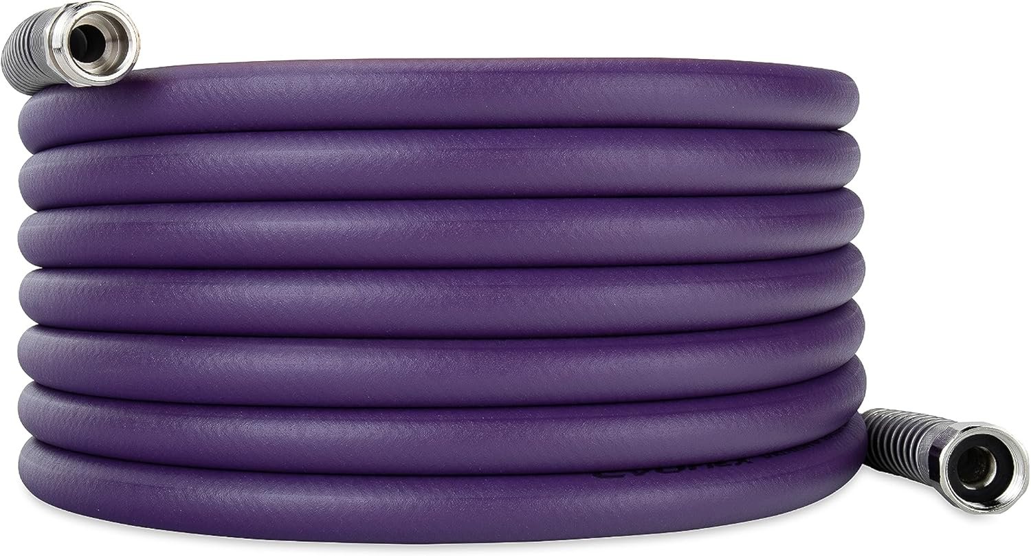 Camco EvoFlex 25-Ft Water Hose - RV Drinking Water Hose Contains No Lead, No...