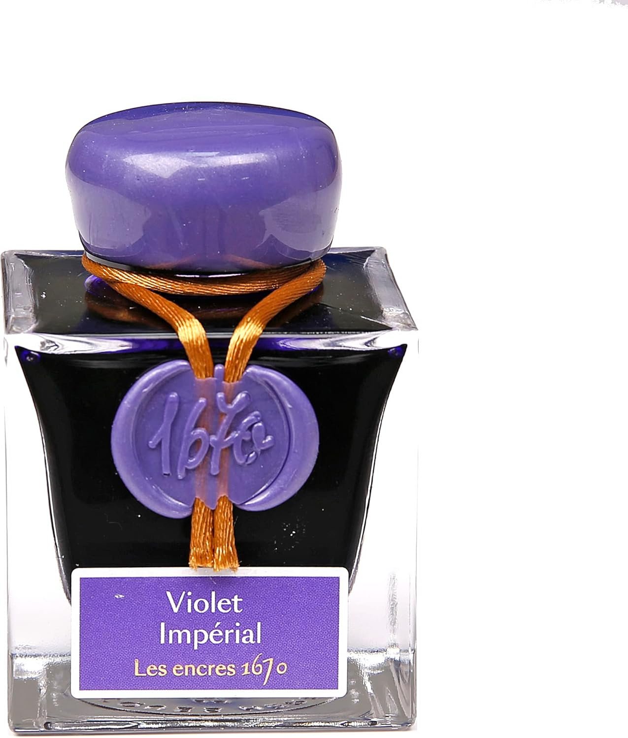 Herbin Hbj15076 Anniversary Ink, 1670, 1.7 fl oz (50 ml) [with Fine Gold...