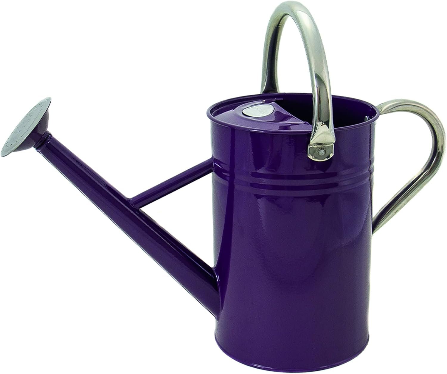 Kent & Stowe 4.5 Litre Vintage Purple Watering Can, Galvanised Steel Can for...