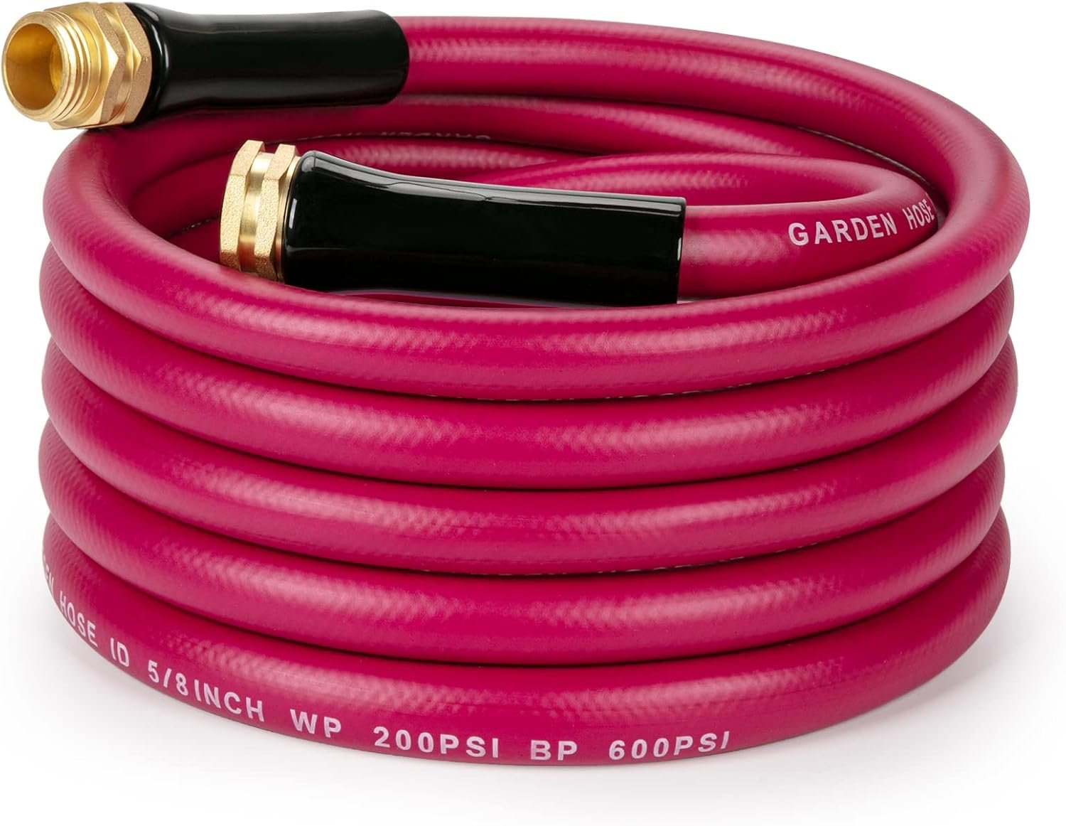 WELLUCK Garden Hose 5/8 in x 25 ft, Heavy Duty Durable Anti Kink Flexible...