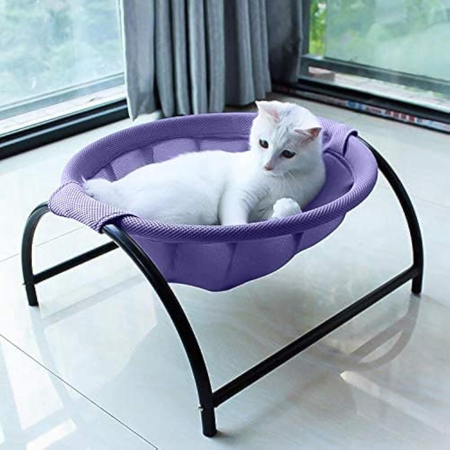 JUNSPOW Cat Bed Dog Bed Pet Hammock Bed Cat Sleeping Cat Supplies Pet Supplies...
