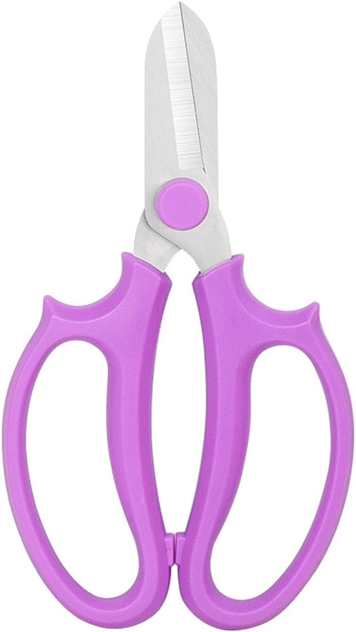 Gardening Scissor Purple Sharp Blade Alloy Steel Garden Shears for Cutting...