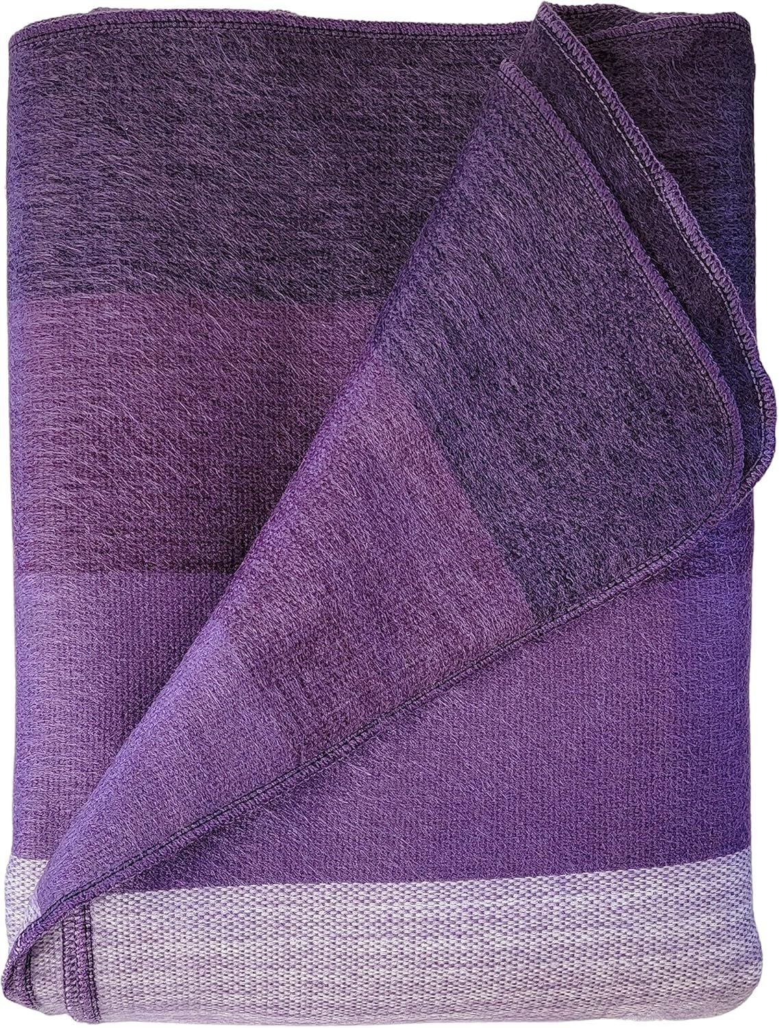 LATITUDE ZERO, Alpaca Wool Throw Blanket | Warm, Ultra-Soft, Breathable,...