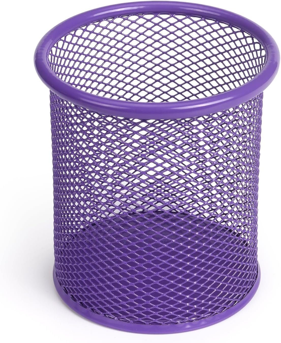 Tamaki Pen Holder Cup for Desk, Wire Mesh Pencil Cup Holder, Purple | Pen Cup...