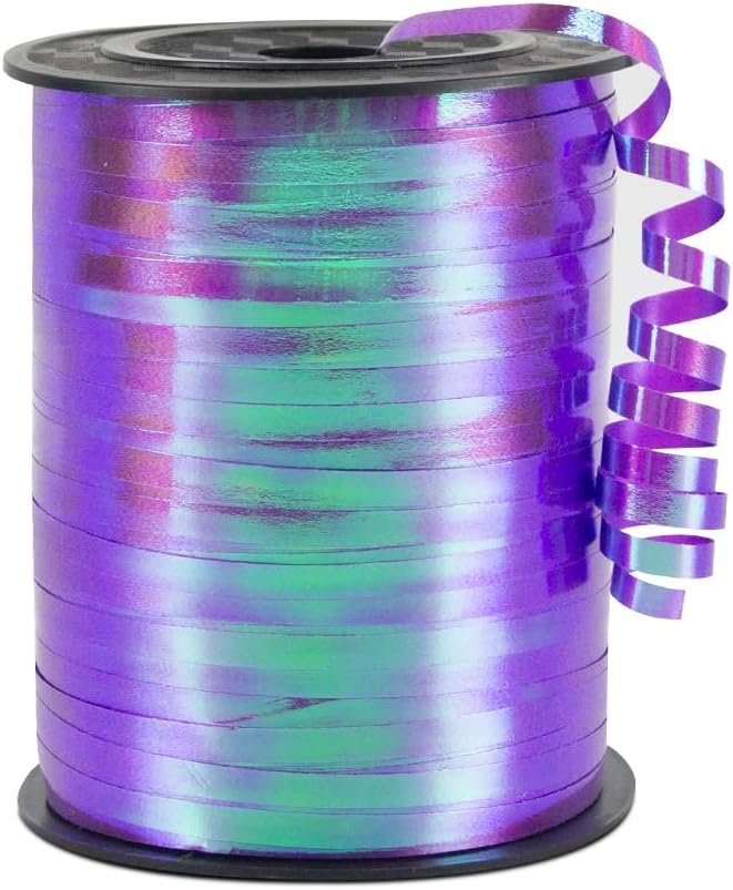 KMER LIFE Purple Gradient Curling Ribbon, 1/5" Wide x 500 Yards Christmas...