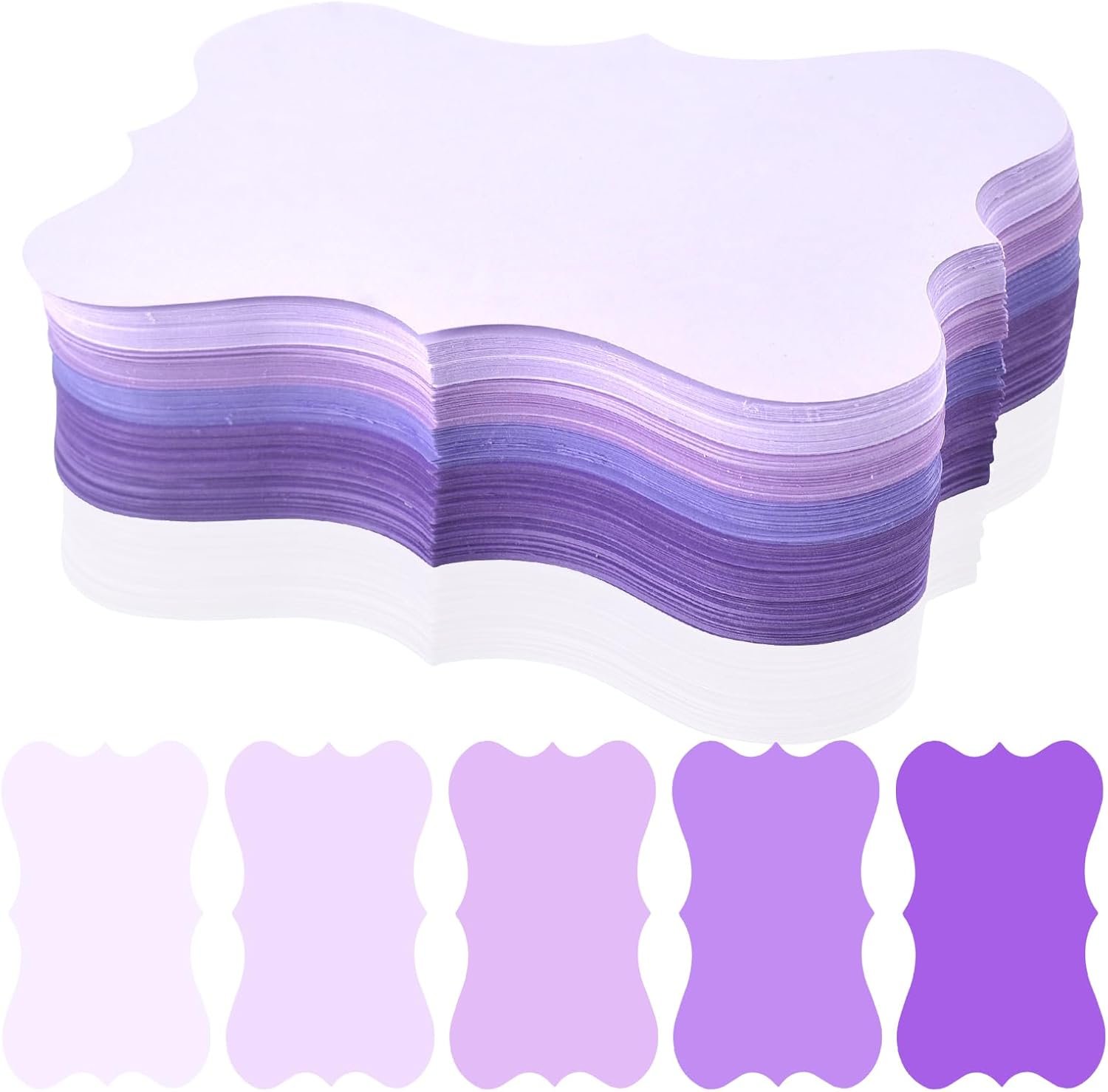 150 Pack Purple Index Cards 3x5 Colored Blank Index Cards Lavender Cardstock...