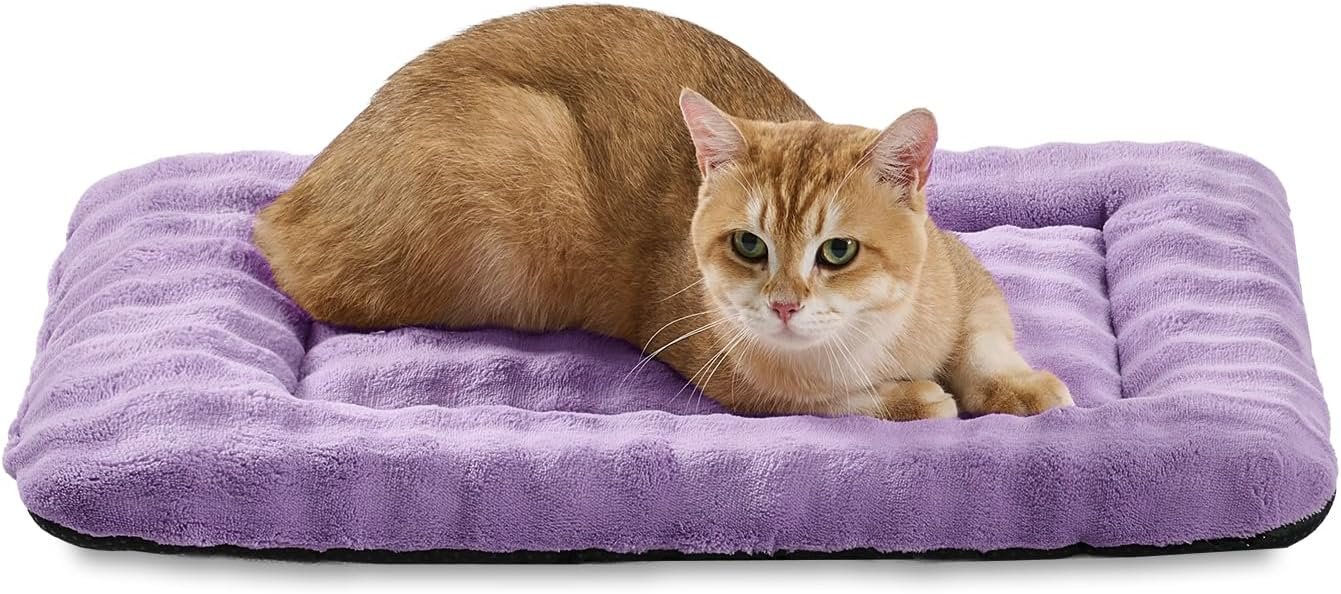 Pet Bed Mat Crate Pad for Cats Small Dogs, Washable Soft Pet Sleeping Mat...