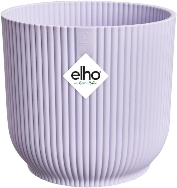 elho Vibes Fold Round 14 cm Flower Pot - Soft Lilac | Diameter 14.125 x height...