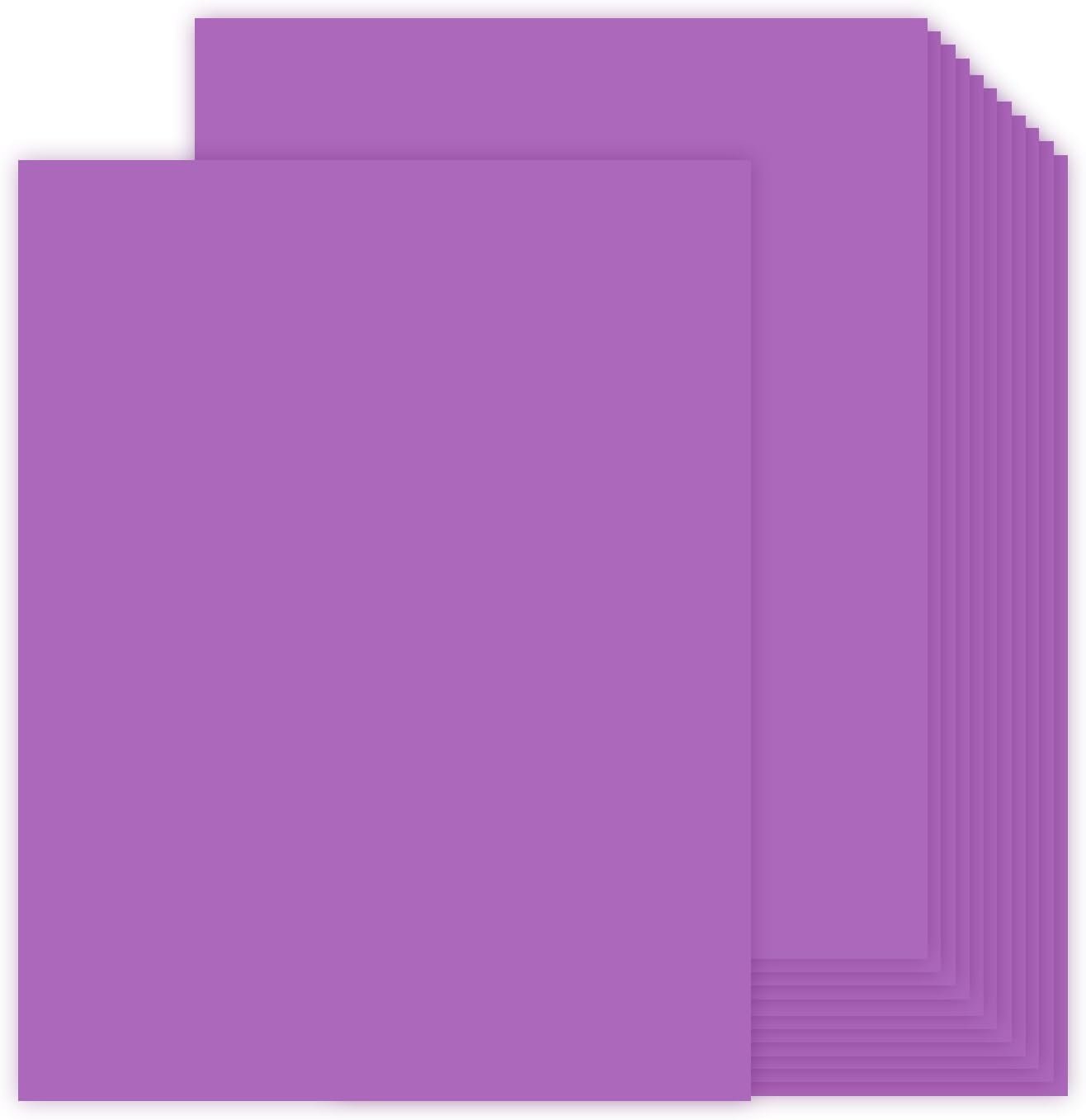 30 Sheets Purple Cardstock 8.5 x 11 Inches, 67lb/180gsm Premium Colored Card...