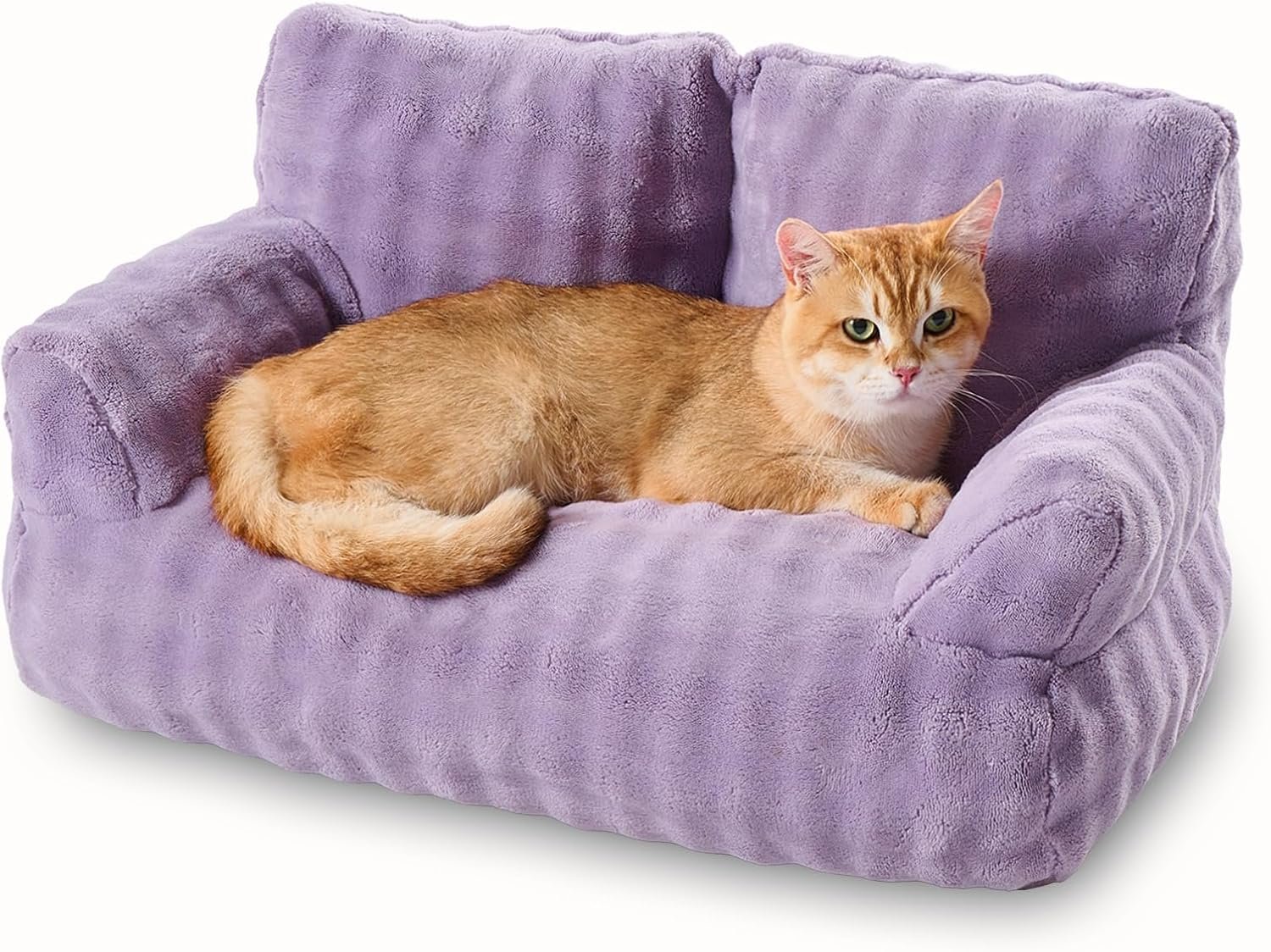 Cat Couch Bed, Cute Soft Pet Sofa for Indoor Cats Kittens Puppies with...